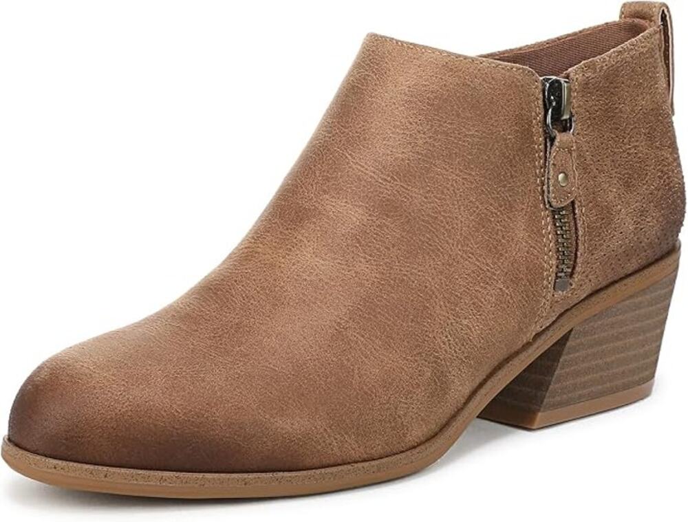 Dr. Scholl's Women's Lainey Ankle Boot Tan Brown 9.5 W